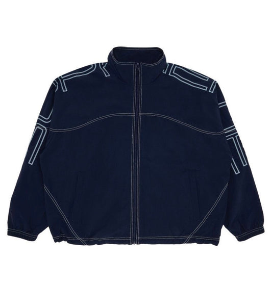 Supreme Spellout Track Jacket Navy