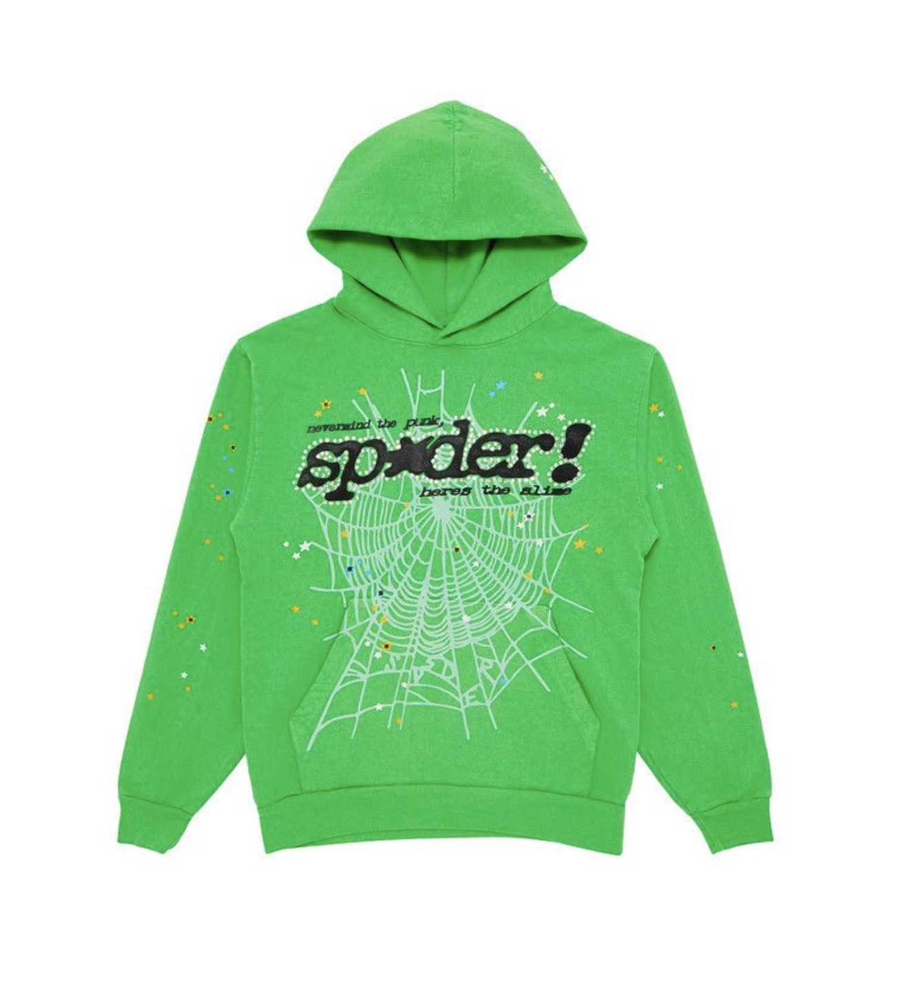 SP5DER Punk V2 Rhinestone Bright Green