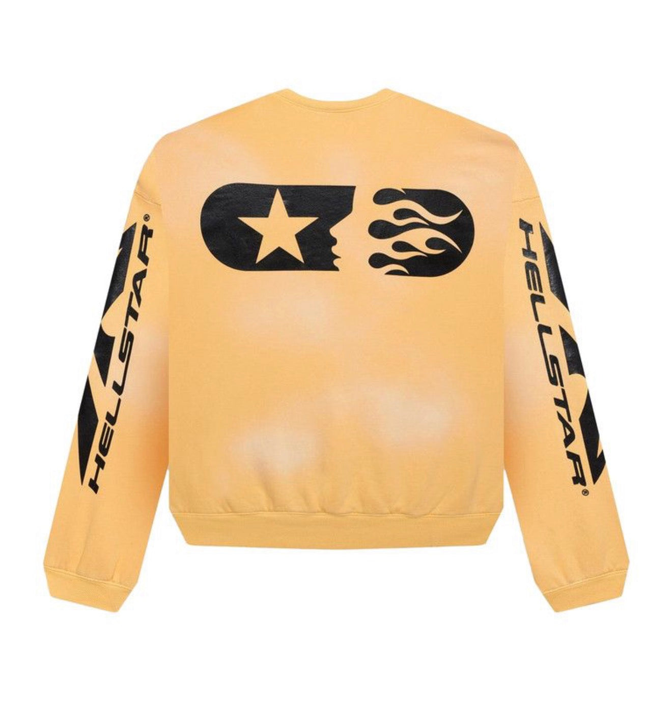 Hellstar Yellow Flare Sports Sweatshirt -XL