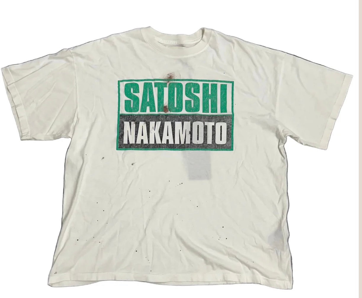 Satoshi Nakamoto Minute Man Press Tee