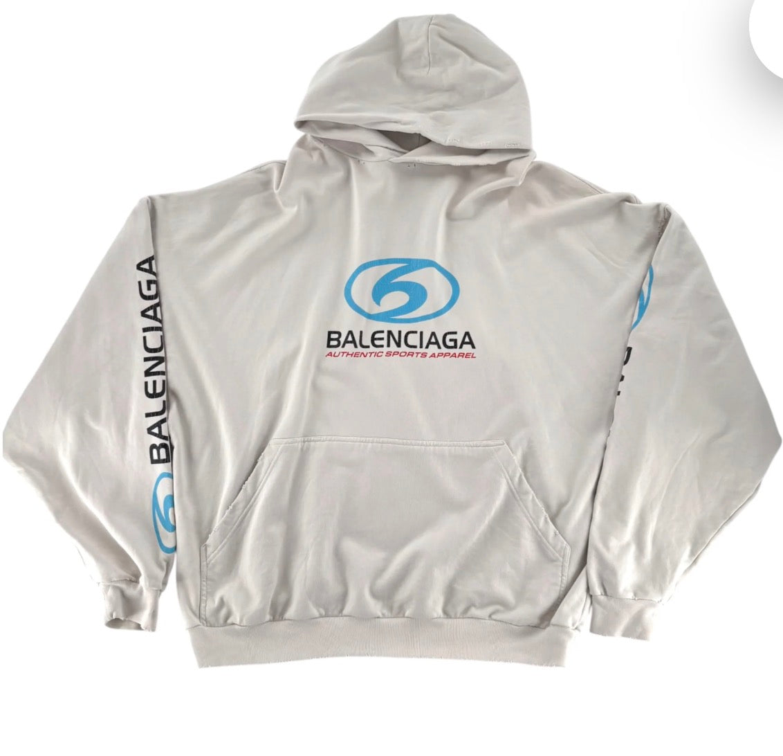 Balenciaga Surfer Hoodie White