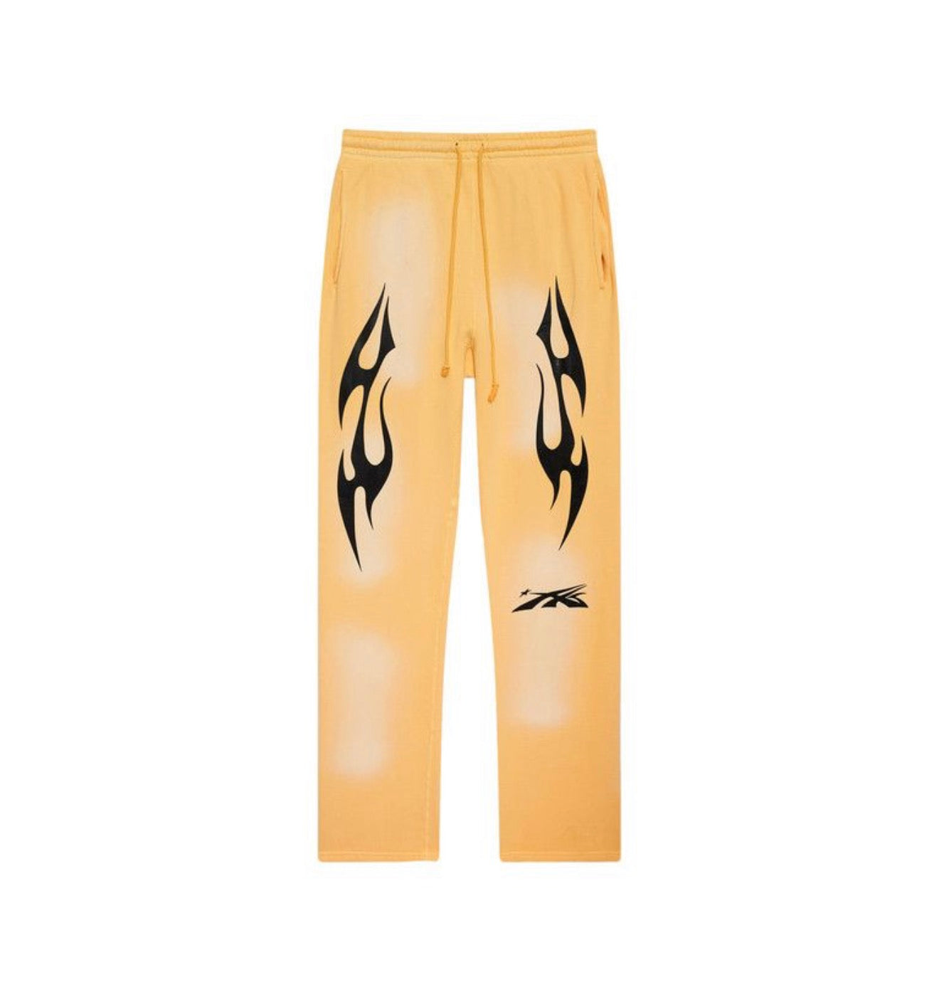 Hellstar Yellow Flare Sports Sweatpants