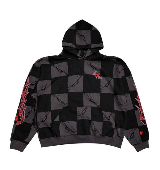 Matty Boy Anti Promo 99 Eyes Flame Hoodie Black/Grey