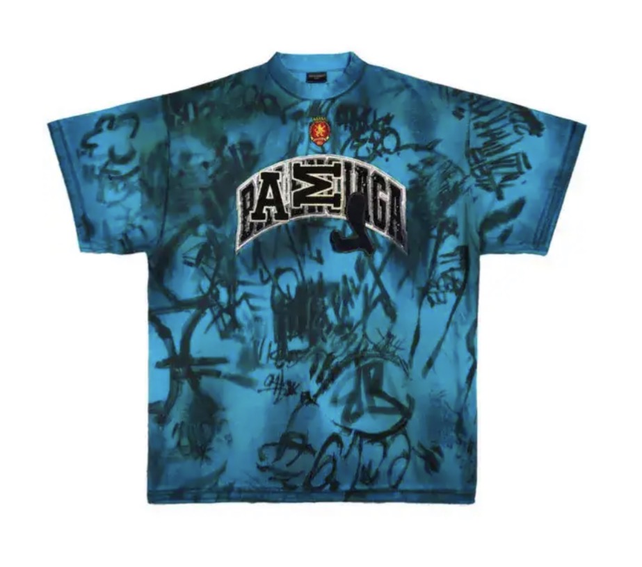 Balenciaga Blue Skater Tee