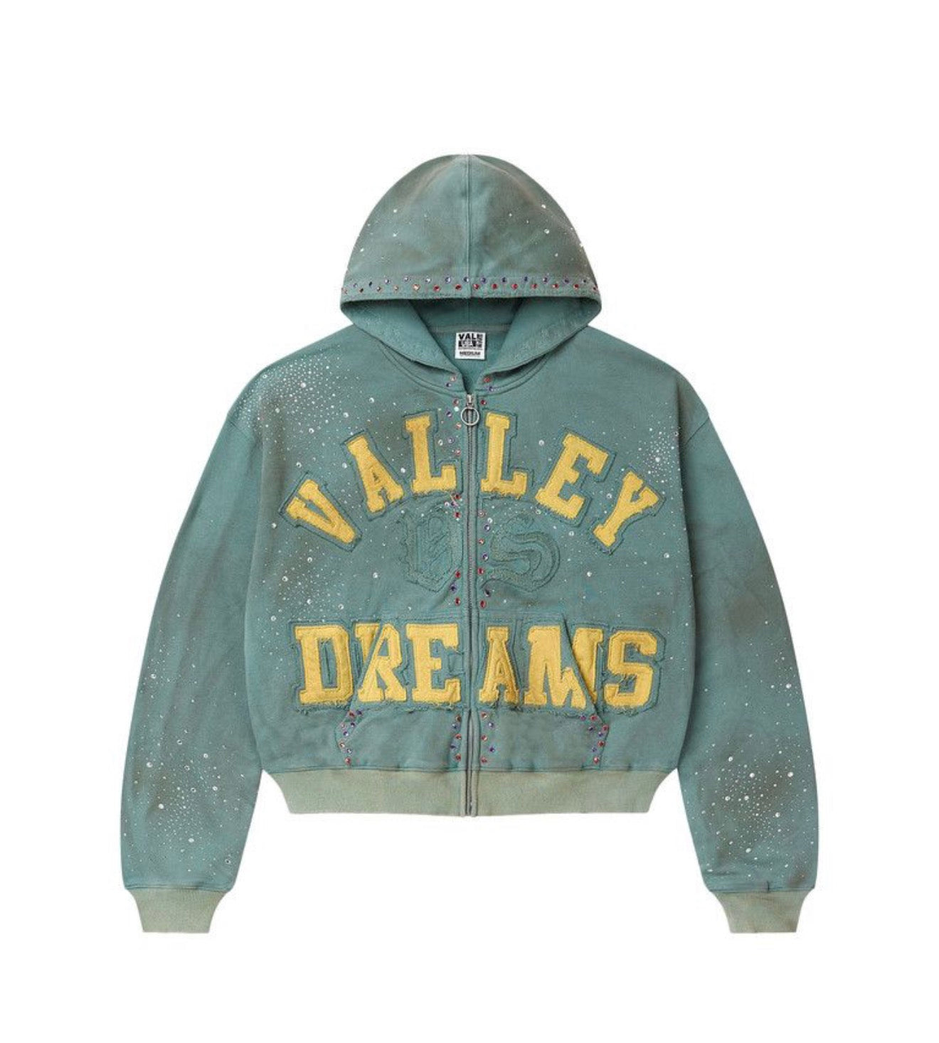 Vale Bank Zip Up Dark Mint
