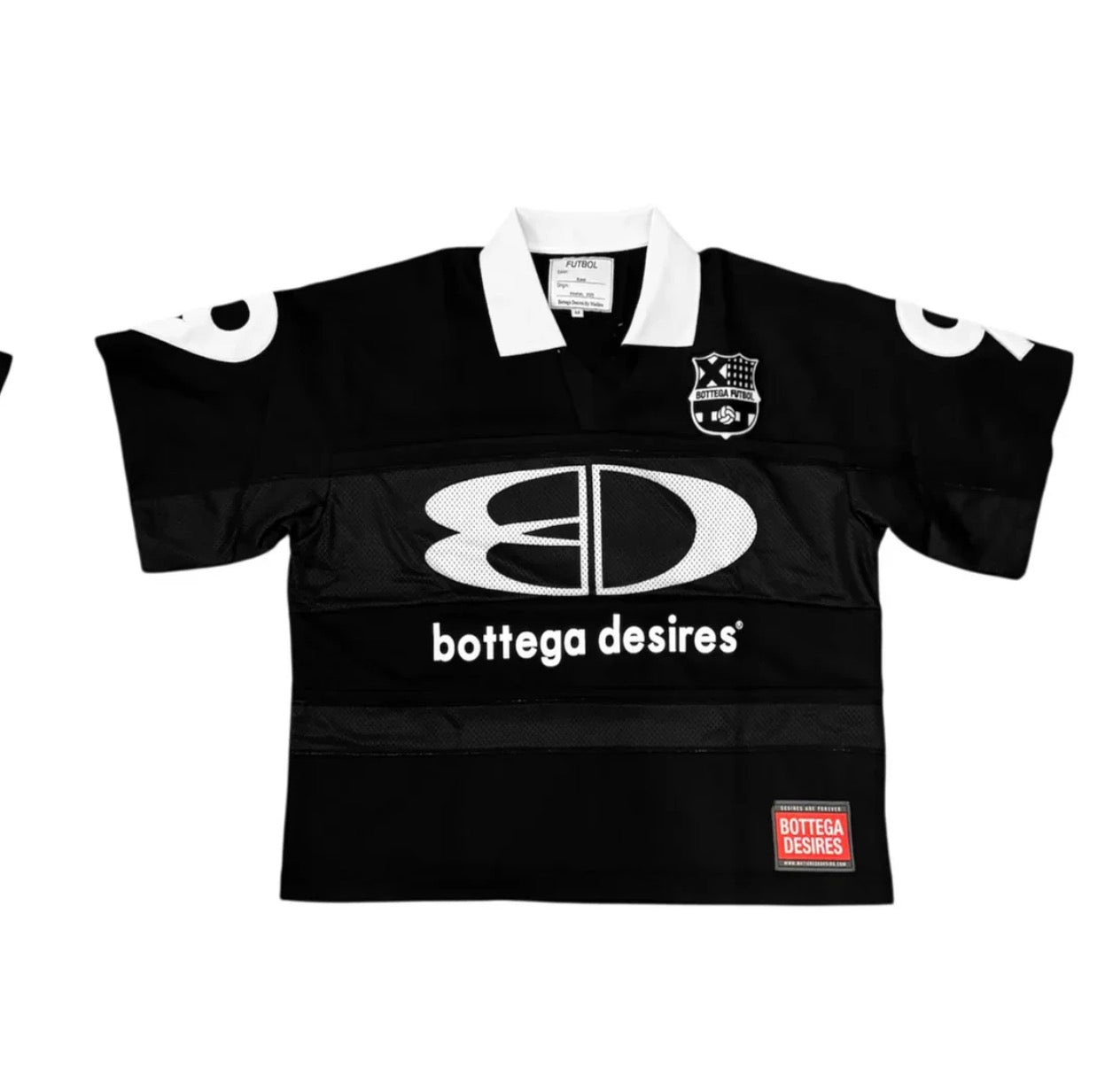Bottega Desire Black Football Jersey