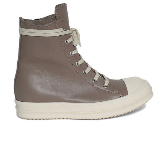Rick Owens High Top Natural Leather