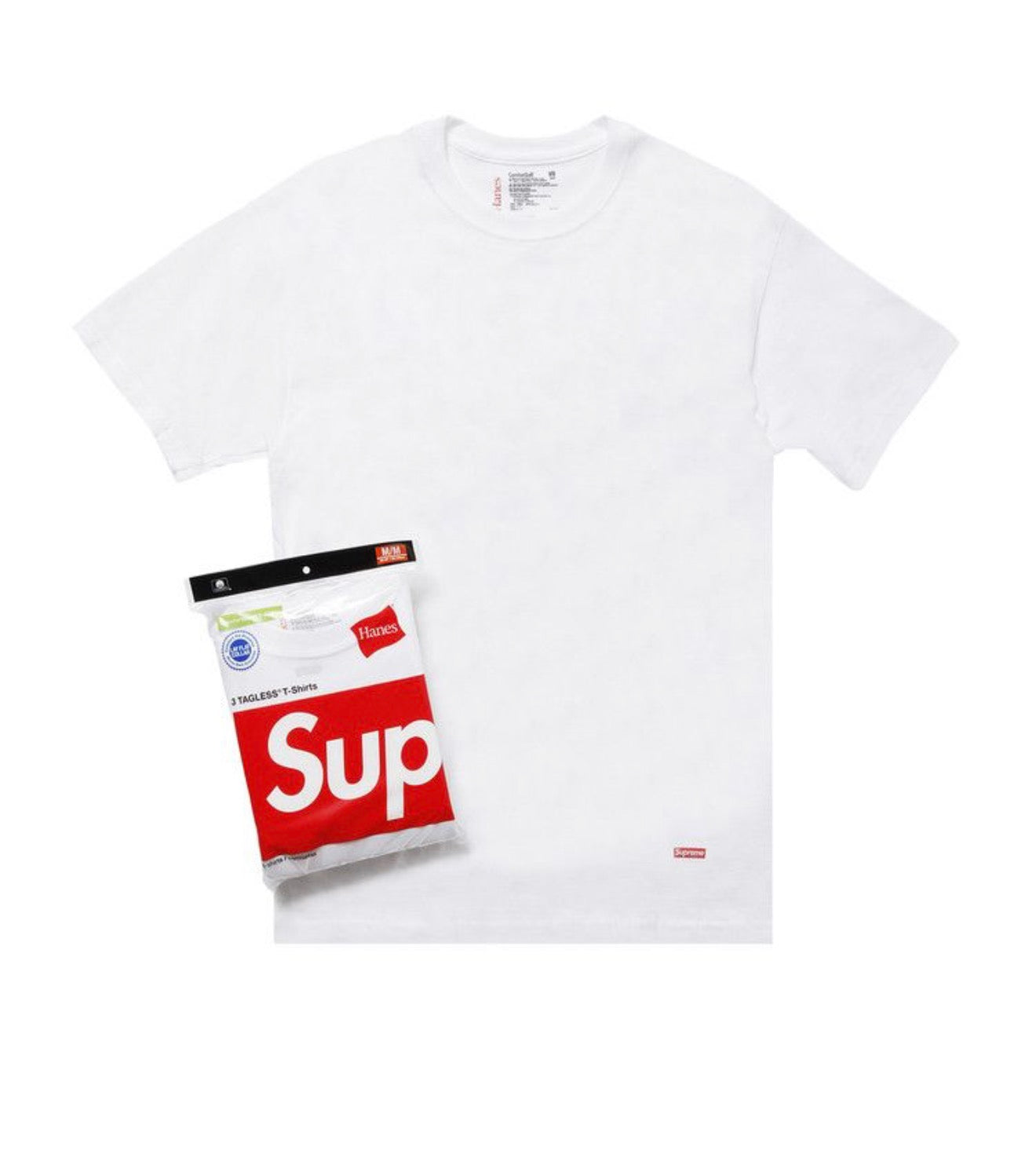 SUPREME WHITE TEES