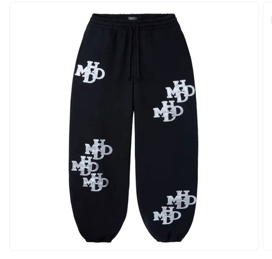 HMDD Patch Silver Sweatpants