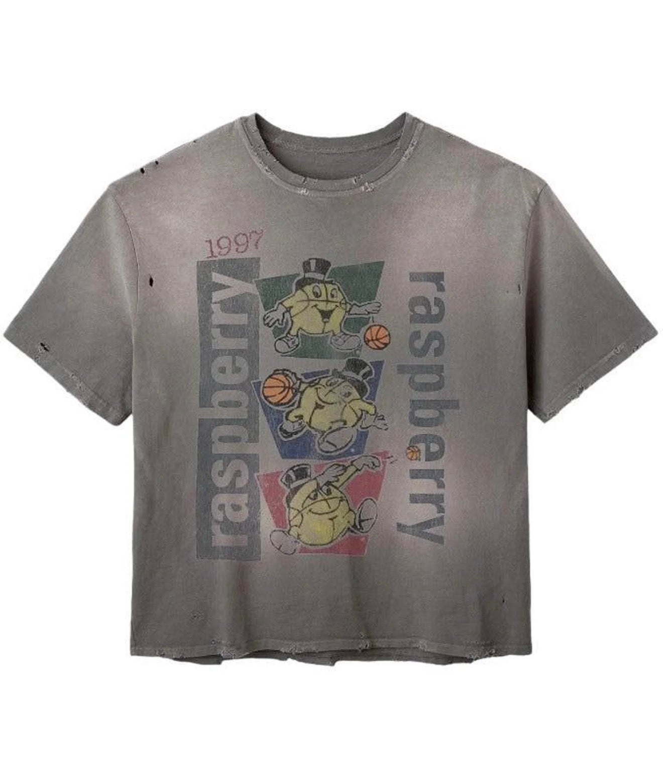 GV Gallery Raspberry Macker Grey Tee