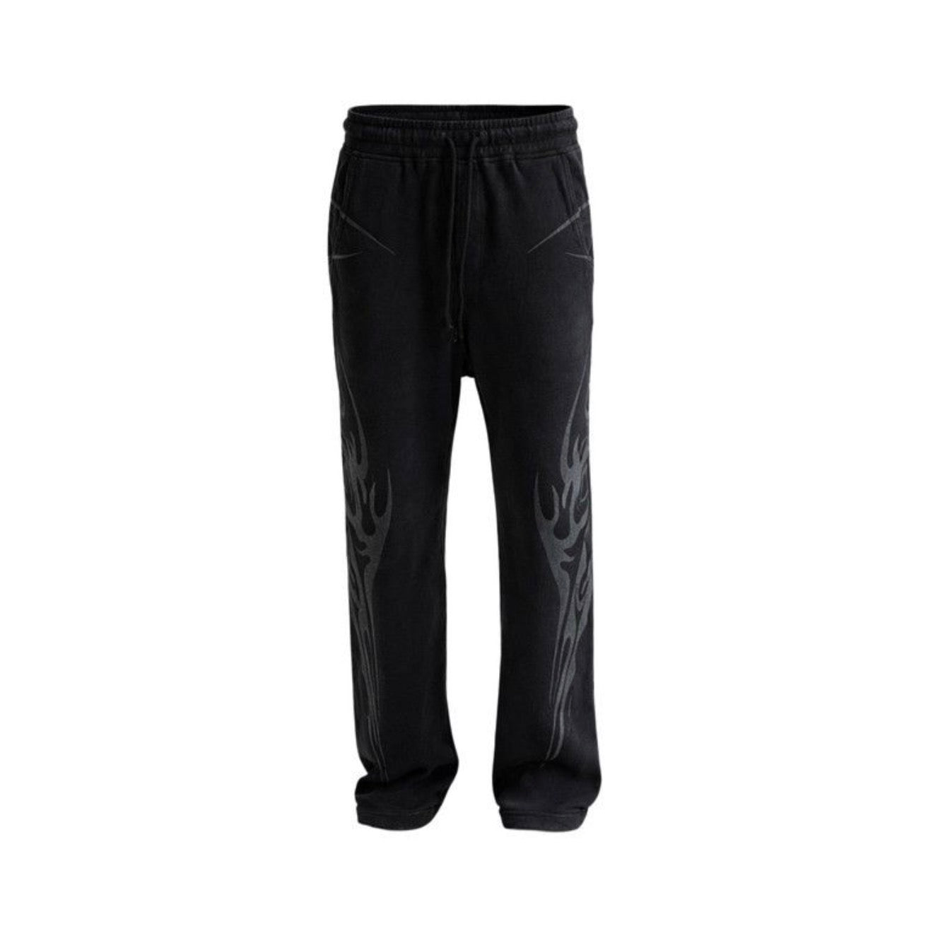 Hellstar Tribal Flame Sweatpants Black