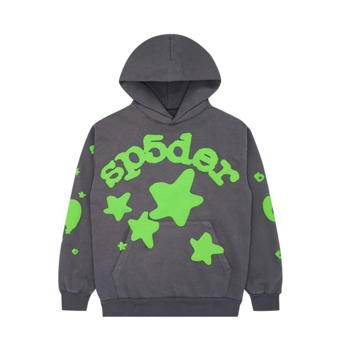 Sp5der Beluga Hoodie Slate Grey Green