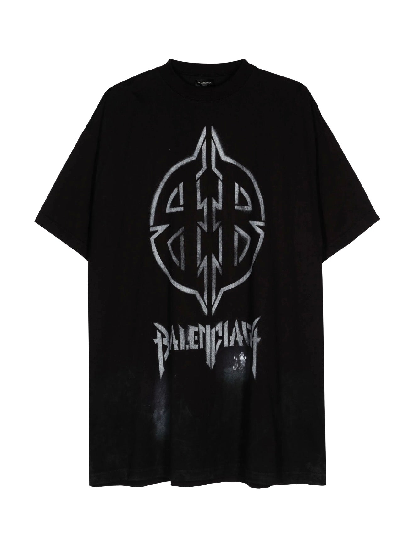Balenciaga Mental BB Stencil Cotton T-Shirt