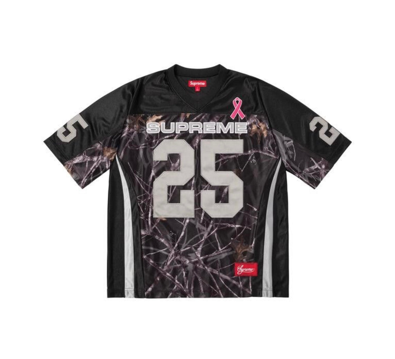 Supreme Breast Cancer Awareness Football Jersey Black