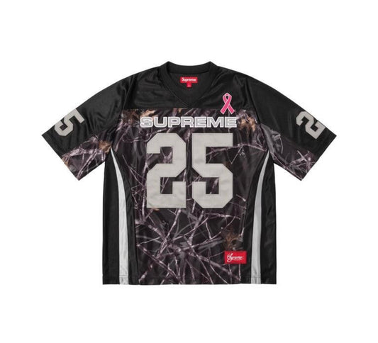 Supreme Breast Cancer Awareness Football Jersey Black