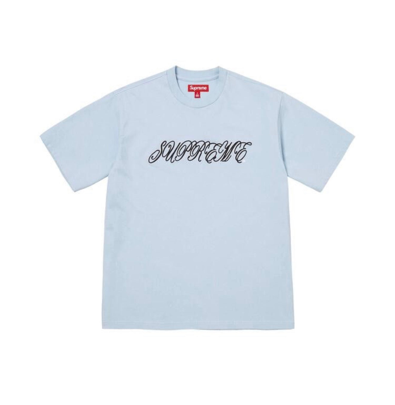 Supreme Raised Script S/S Tee Blue