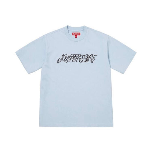 Supreme Raised Script S/S Tee Blue