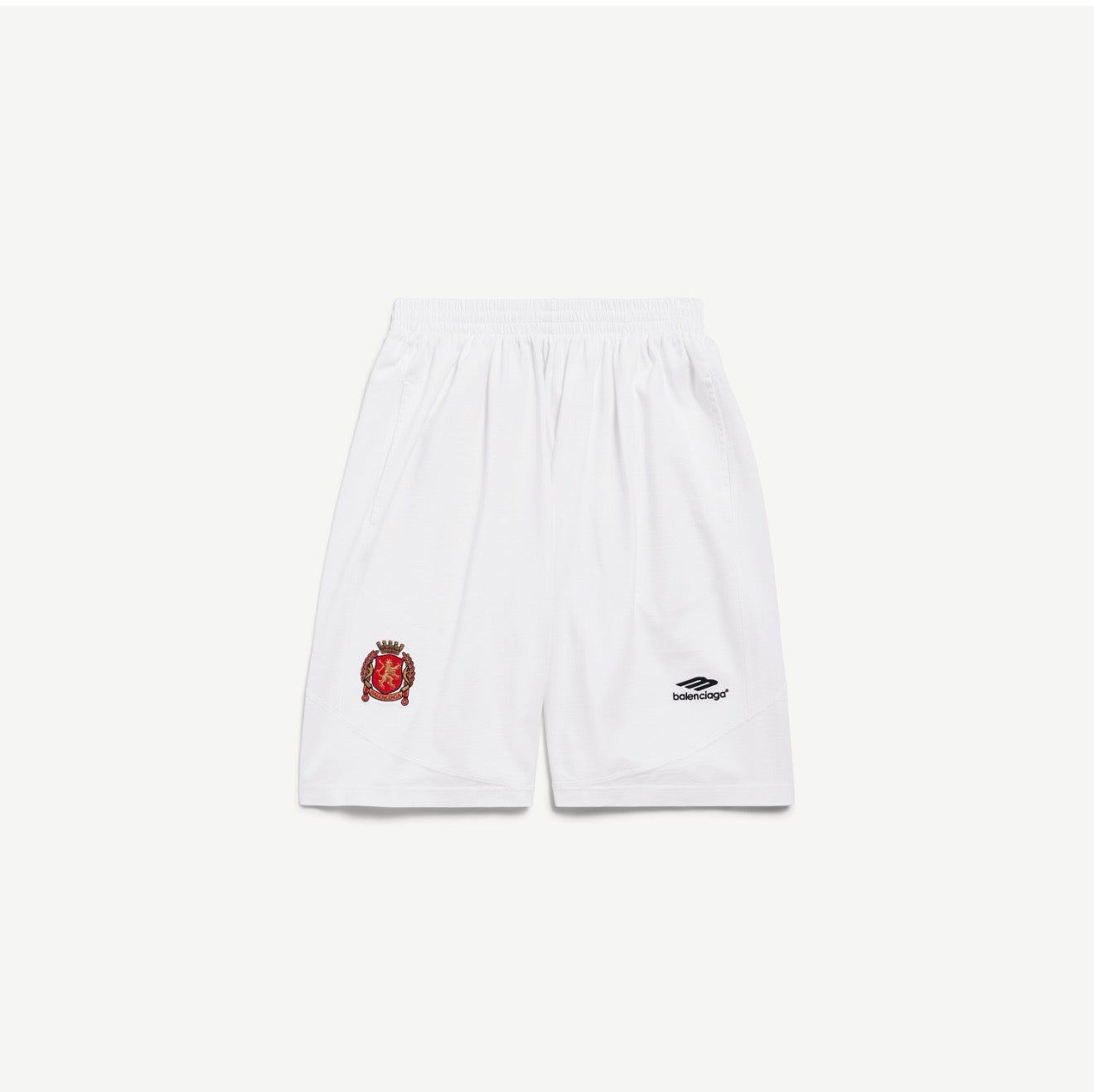 Balenciaga Soccer Shorts White