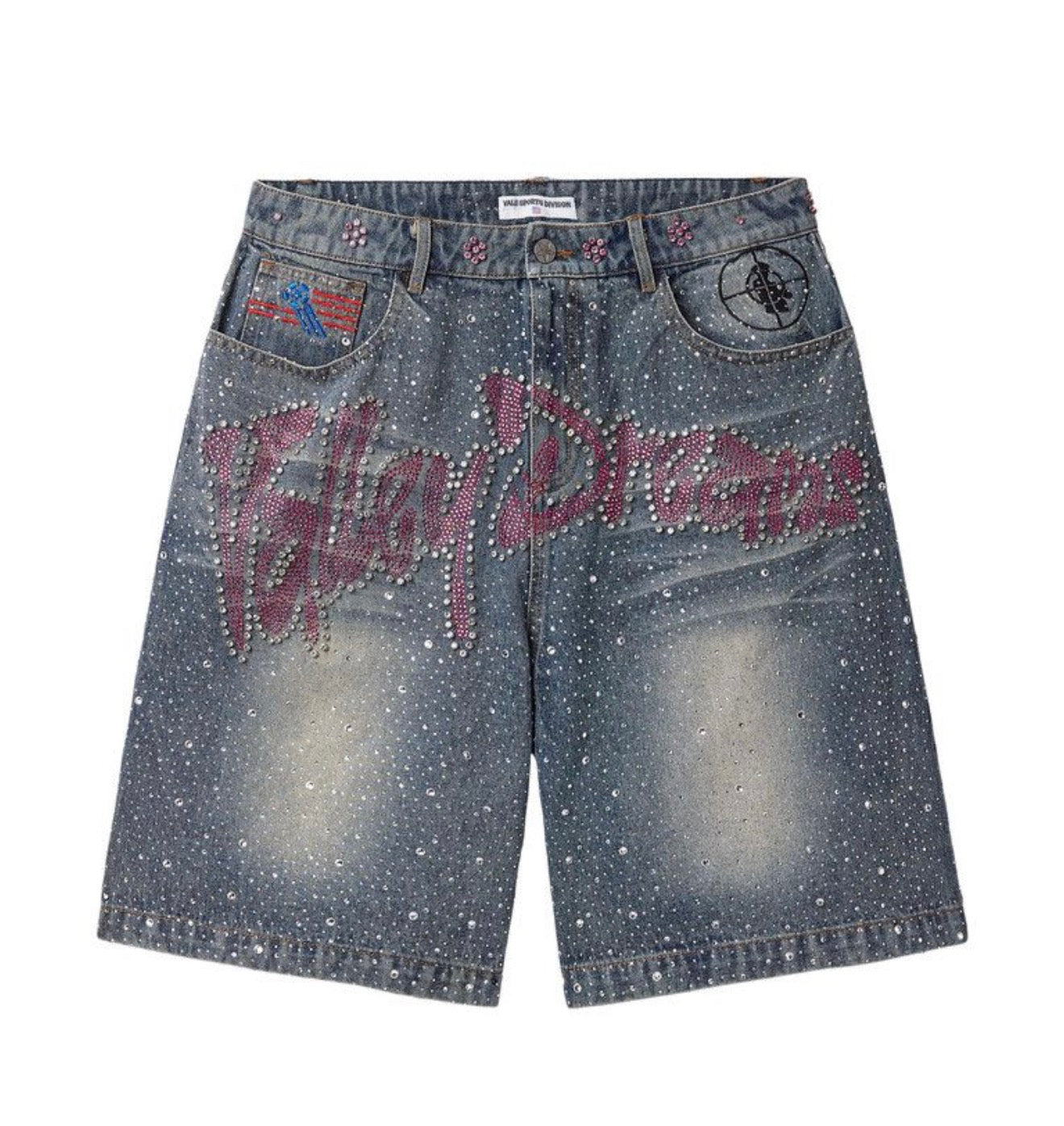 Vale Iced Out Jorts Deniem