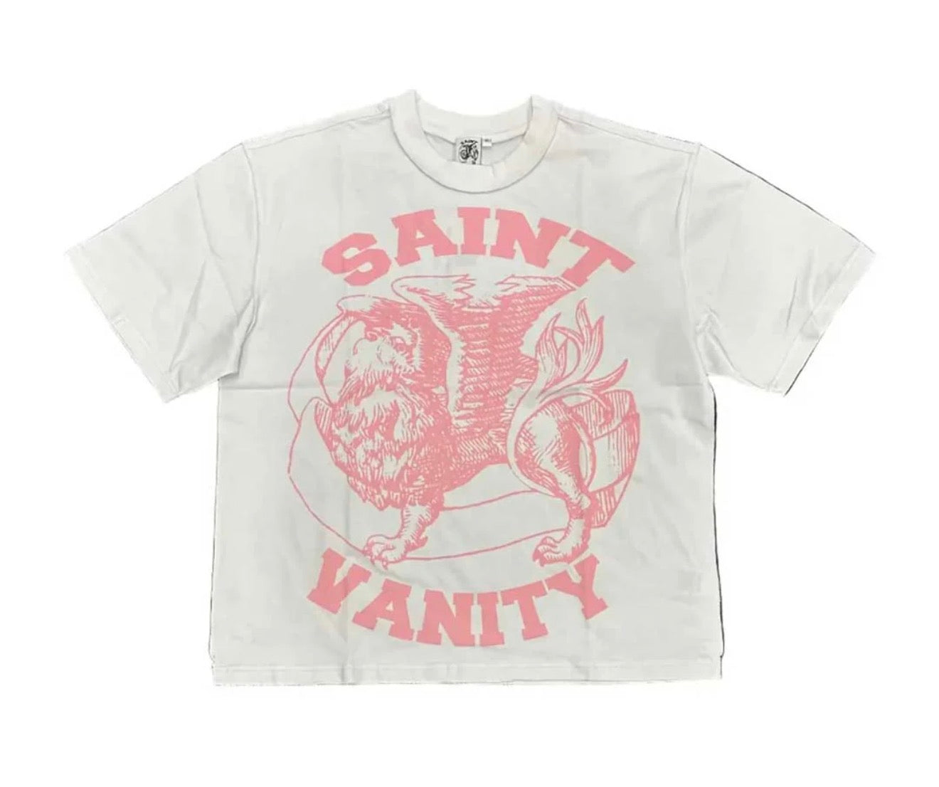 Saint Vanity Pink Logo Tee