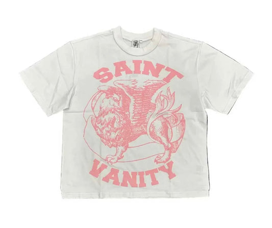 Saint Vanity Pink Logo Tee