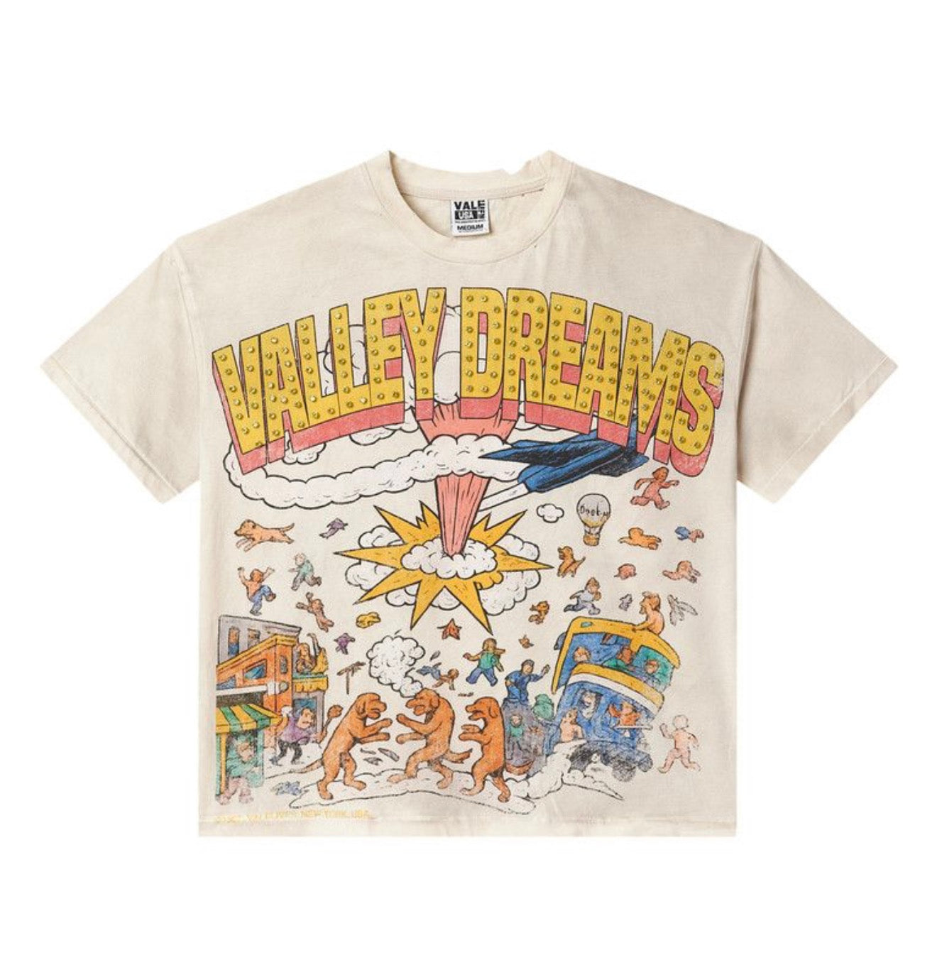 Vale Forever Chaos Bling Tee Cream