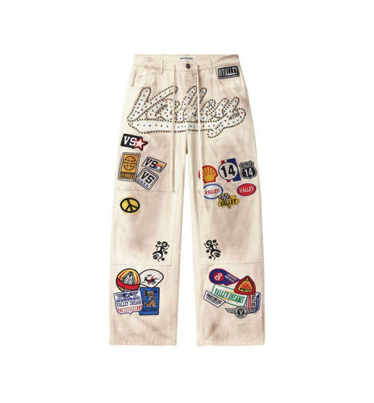 Vale 1980s Painters Pants Cream
