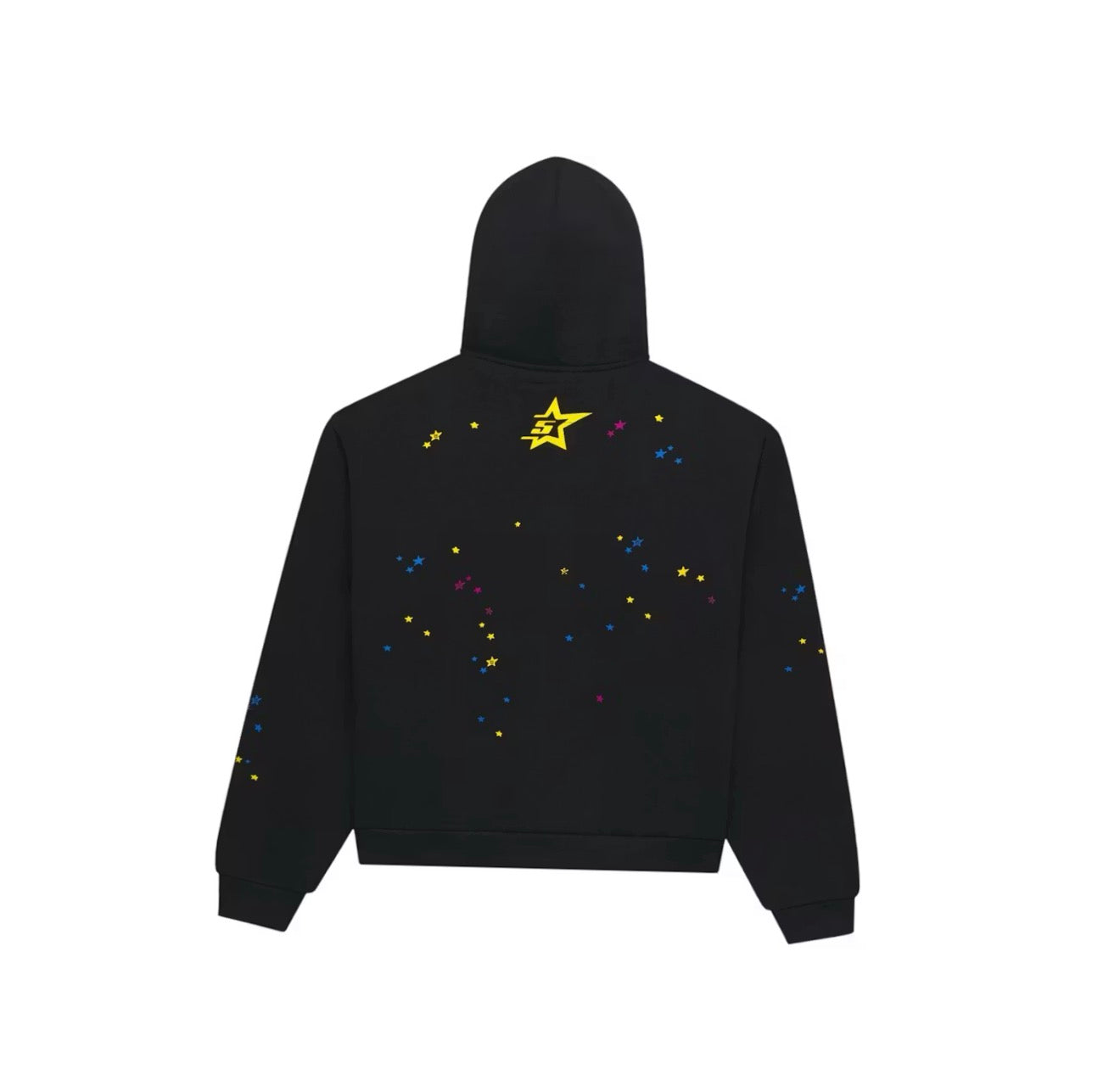Sp5der Punk V2 Zip Up Black