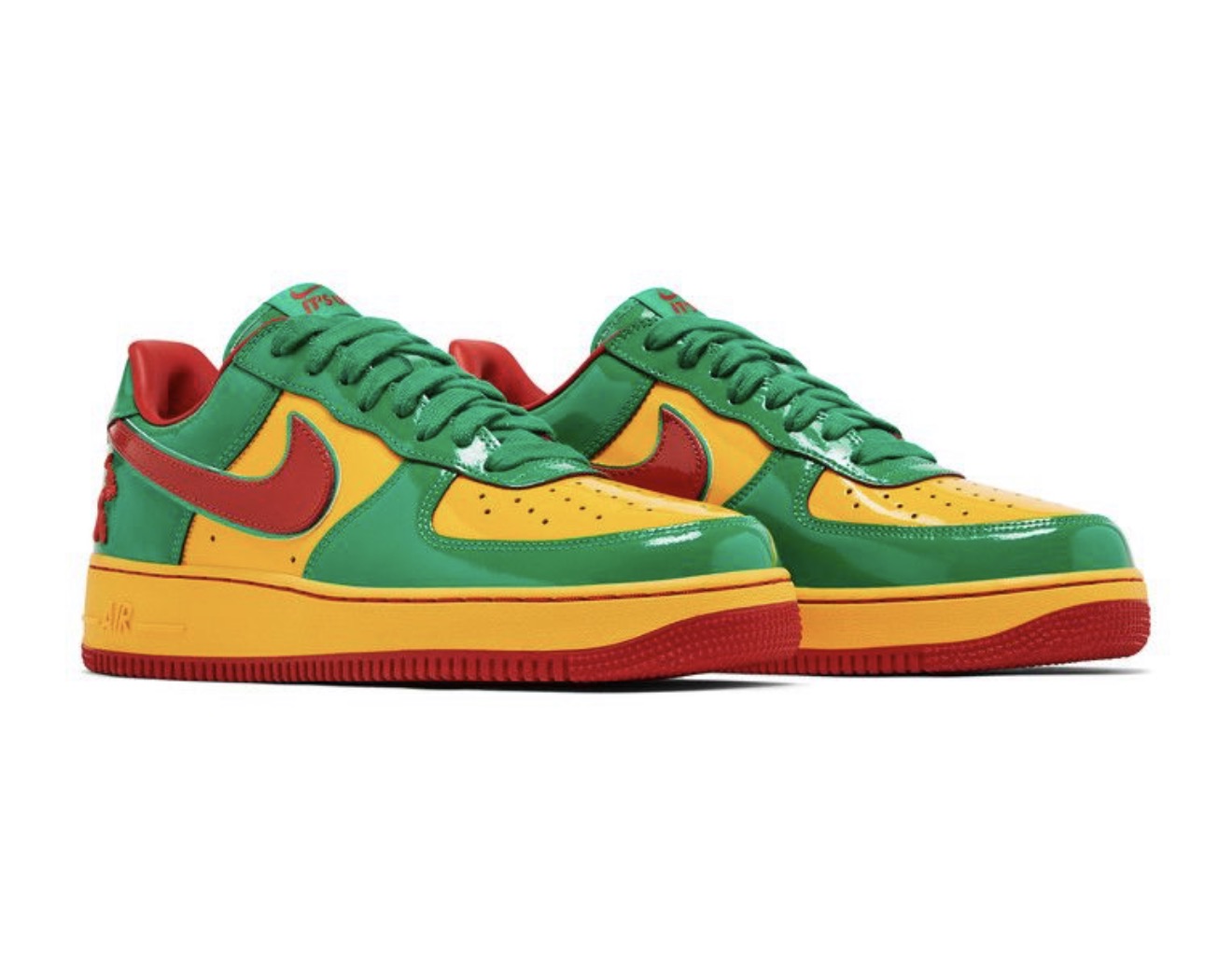 Nike Air Force 1 Low Lil Yatchy Concrete Boys Lucky Green