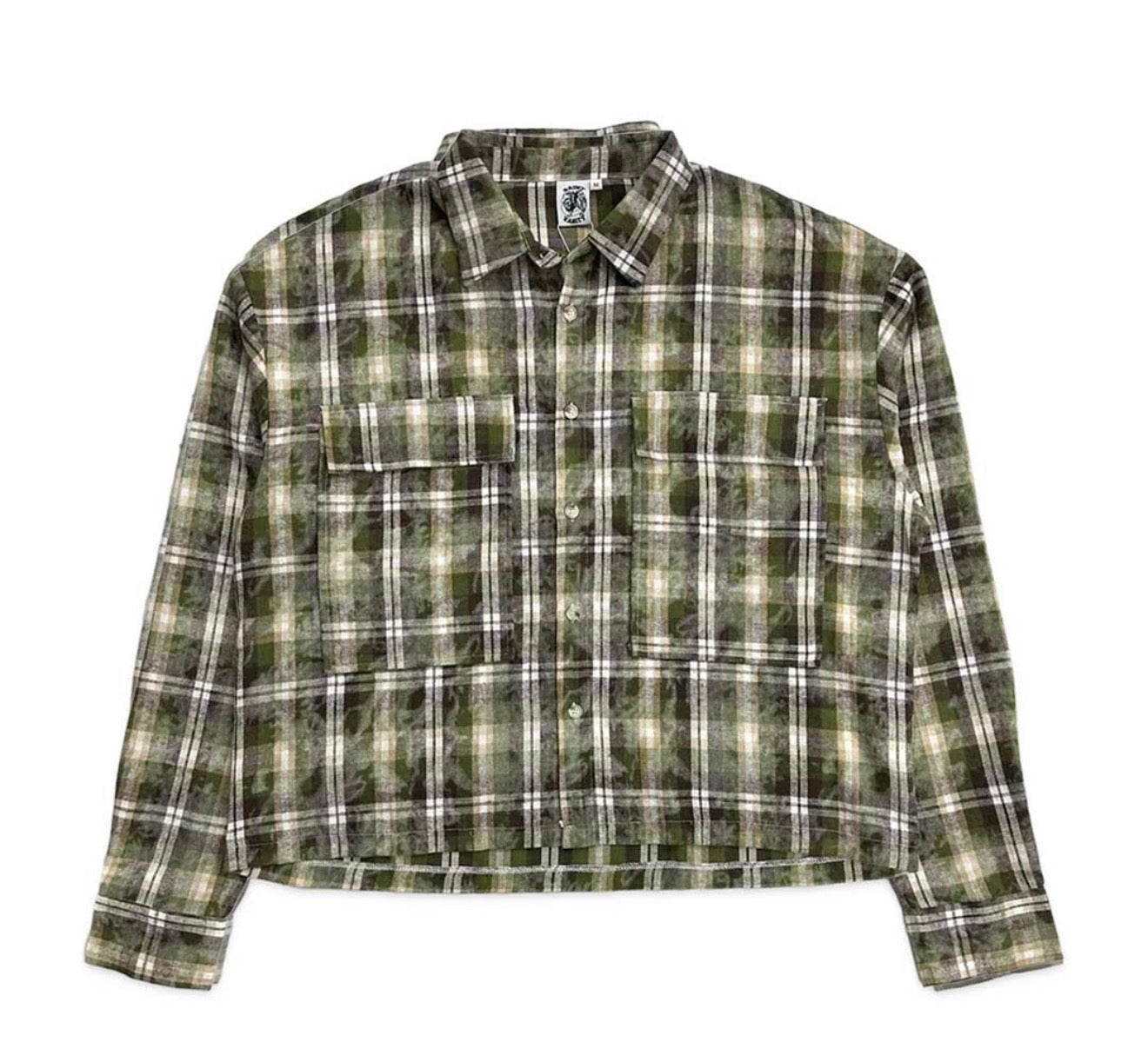 Saint Vanity Green And Brown Flannel