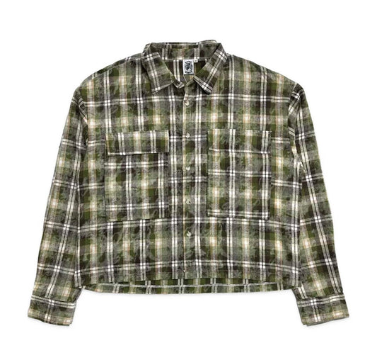 Saint Vanity Green And Brown Flannel