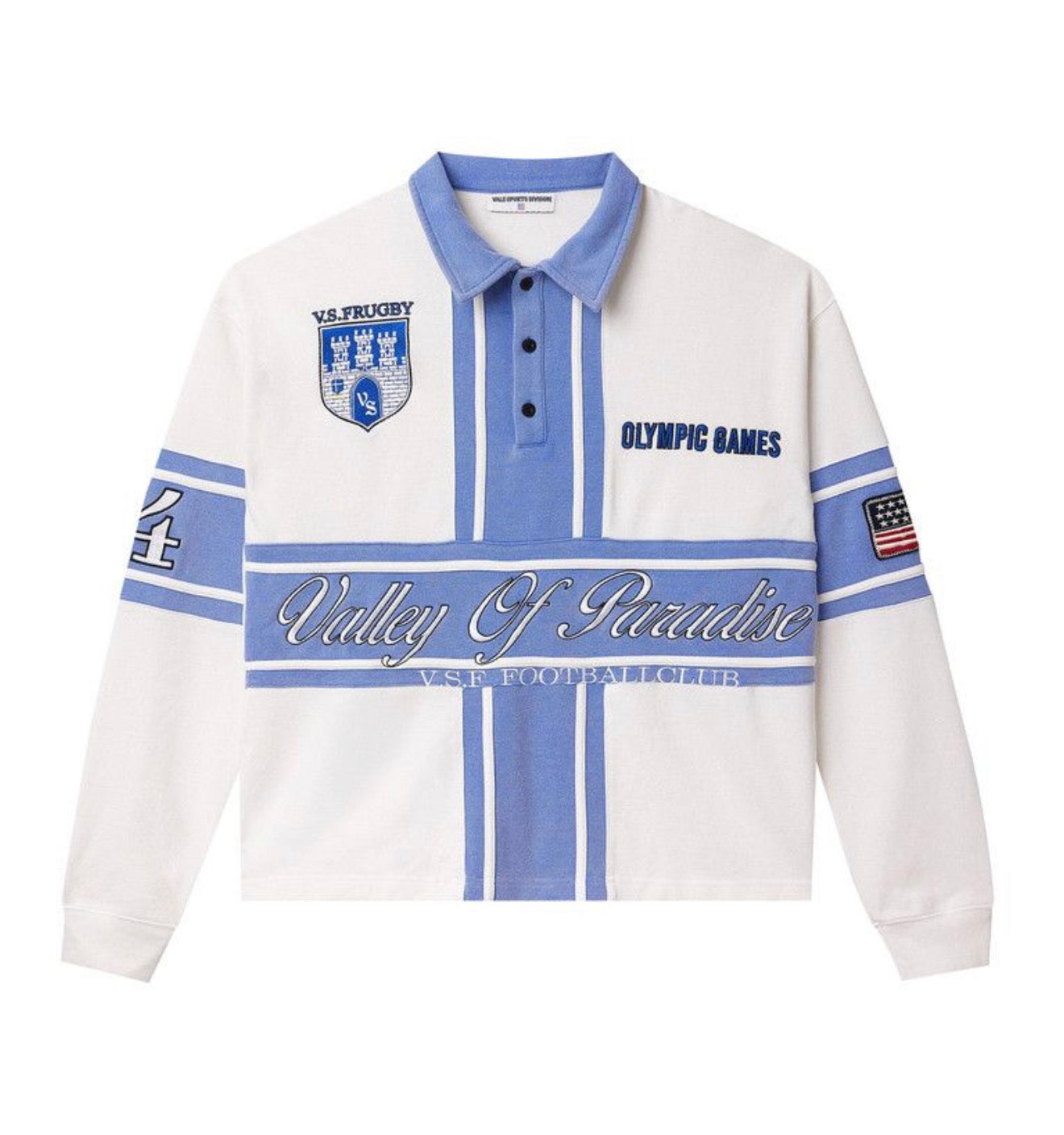 Vale Blue Cross Rugby White