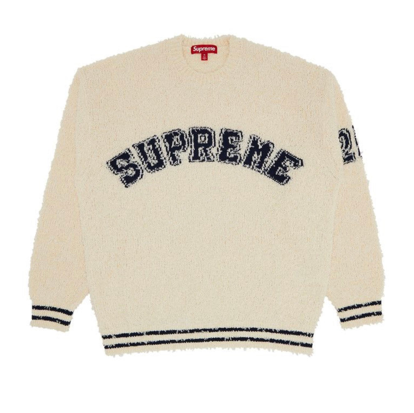Supreme Textured Arc Sweater Cream