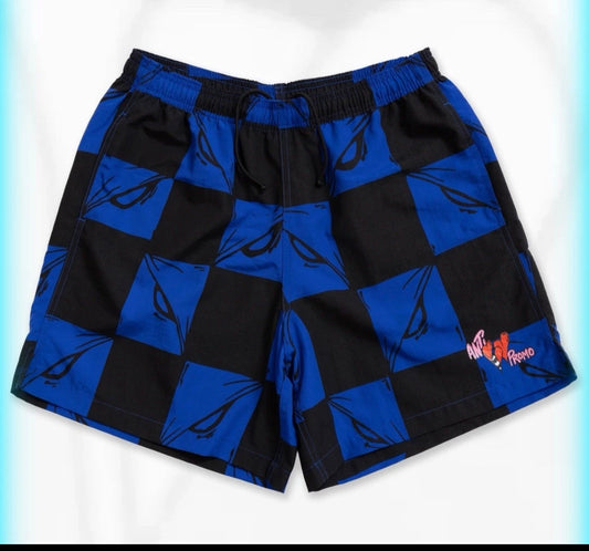 Matty Boy Anti Promo Nylon Shorts Blue