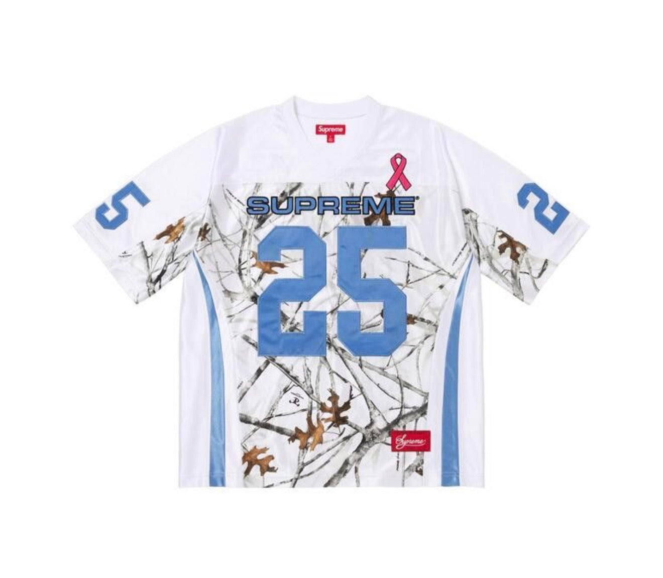 Supreme Breast Cancer Awareness Football Jersey White