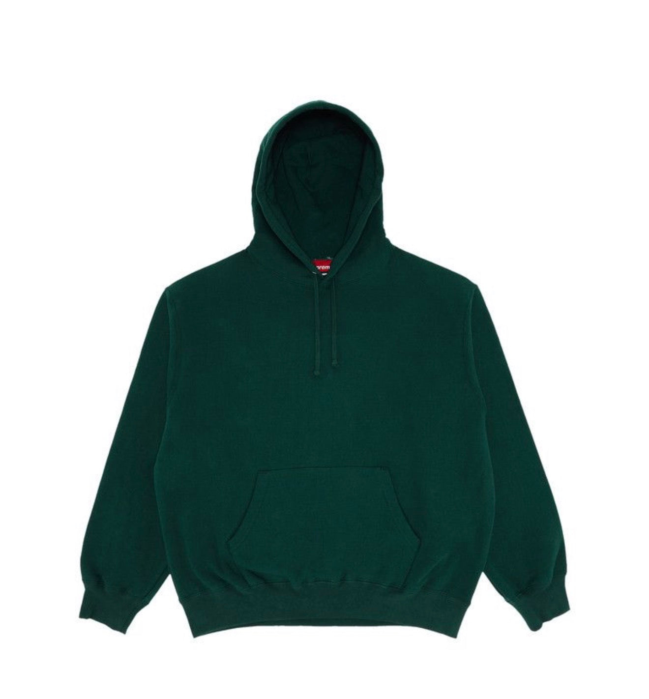 Supreme Satin Applique Hooded Sweatshirt Dark Green