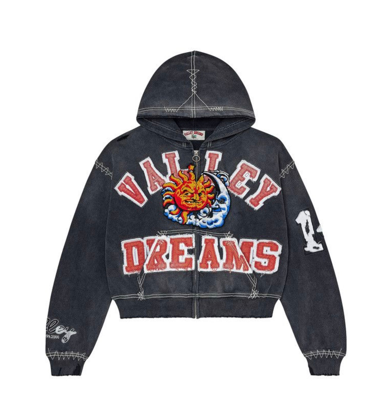 Vale Sunny Zip Up Black