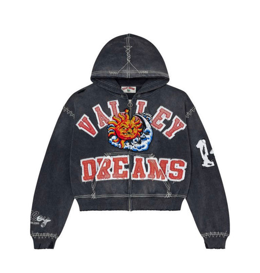 Vale Sunny Zip Up Black