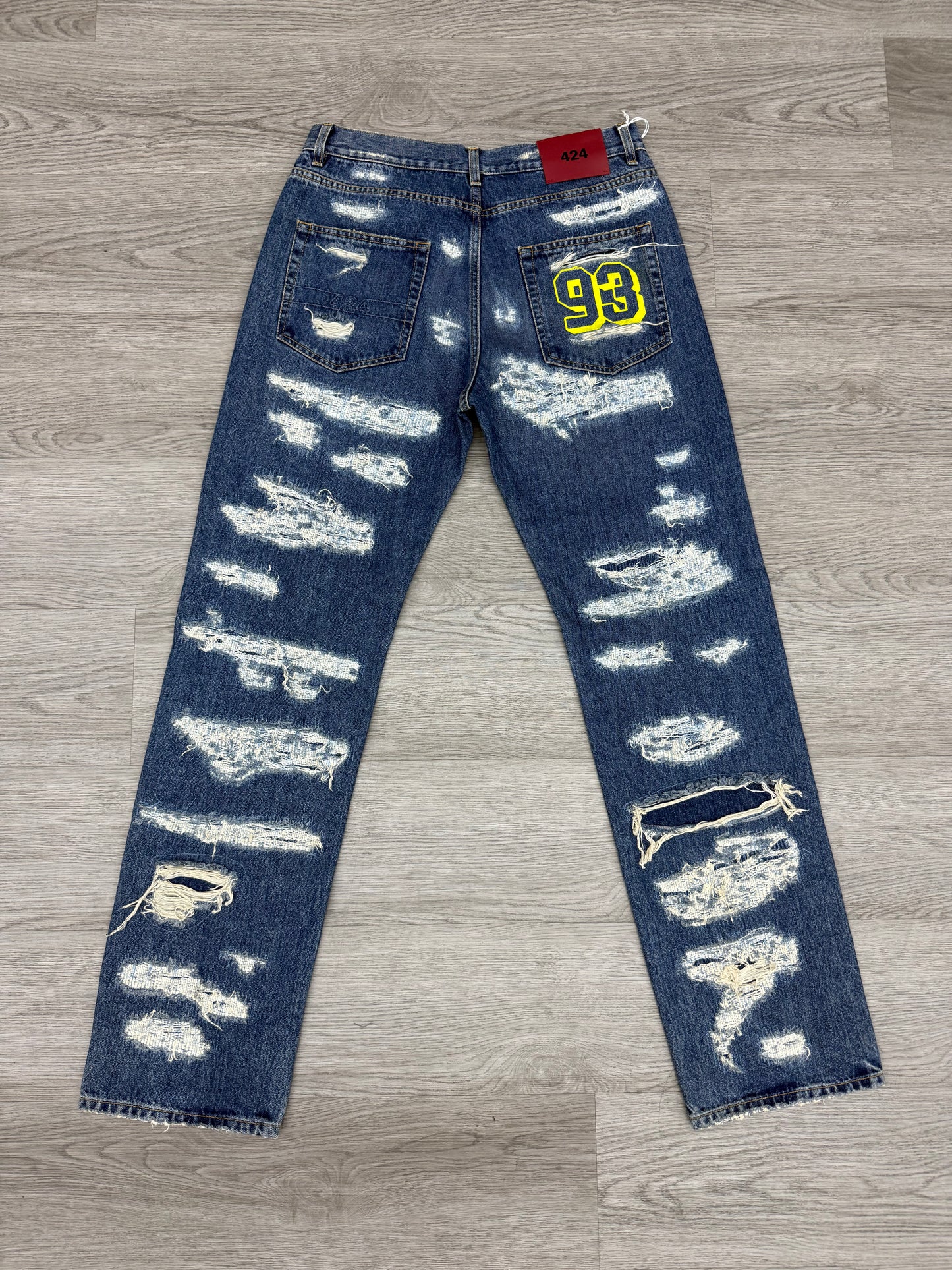 Sicko/424 Blue/Green Jeans