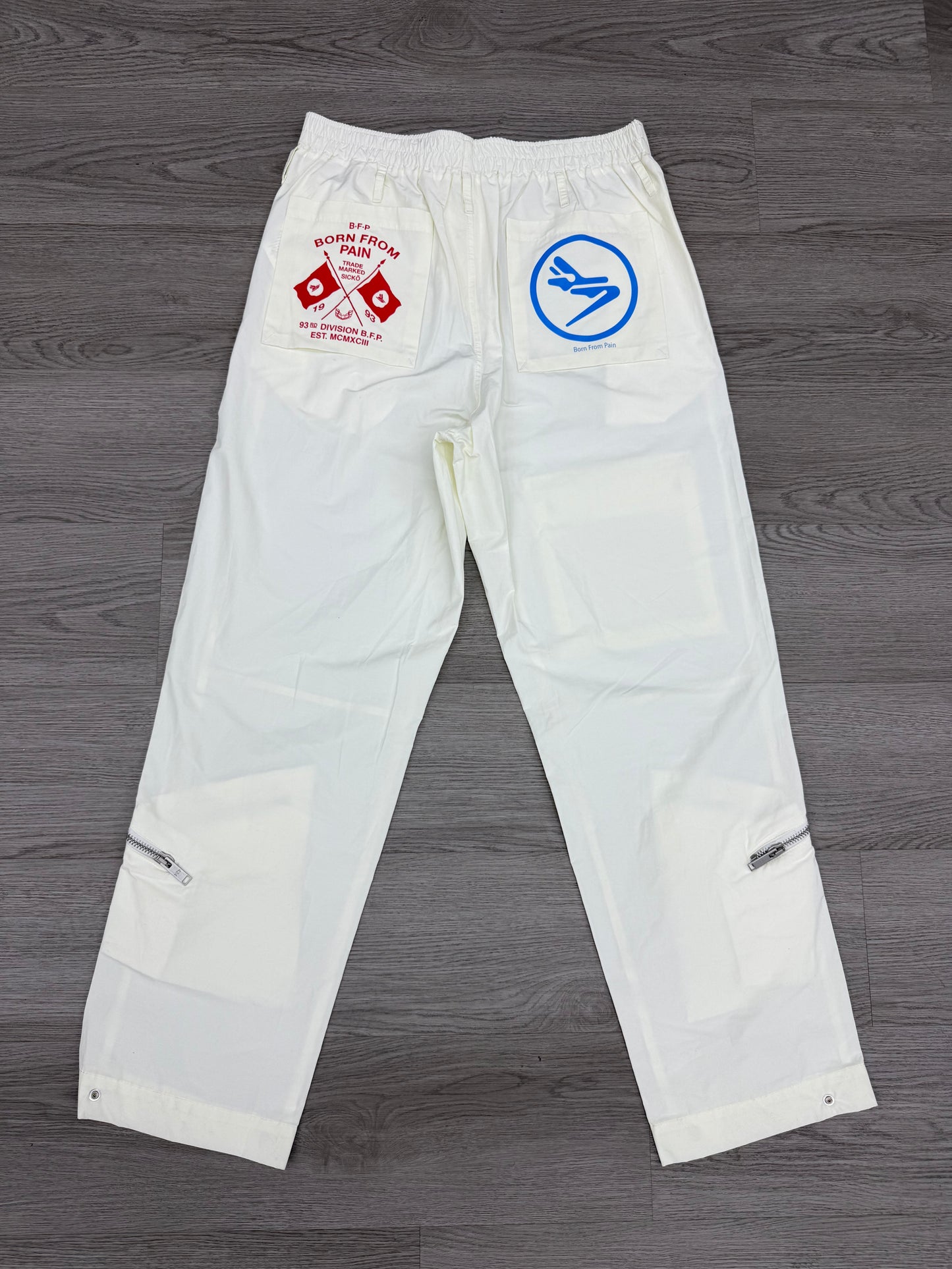 Sicko/424 White/Green Pants