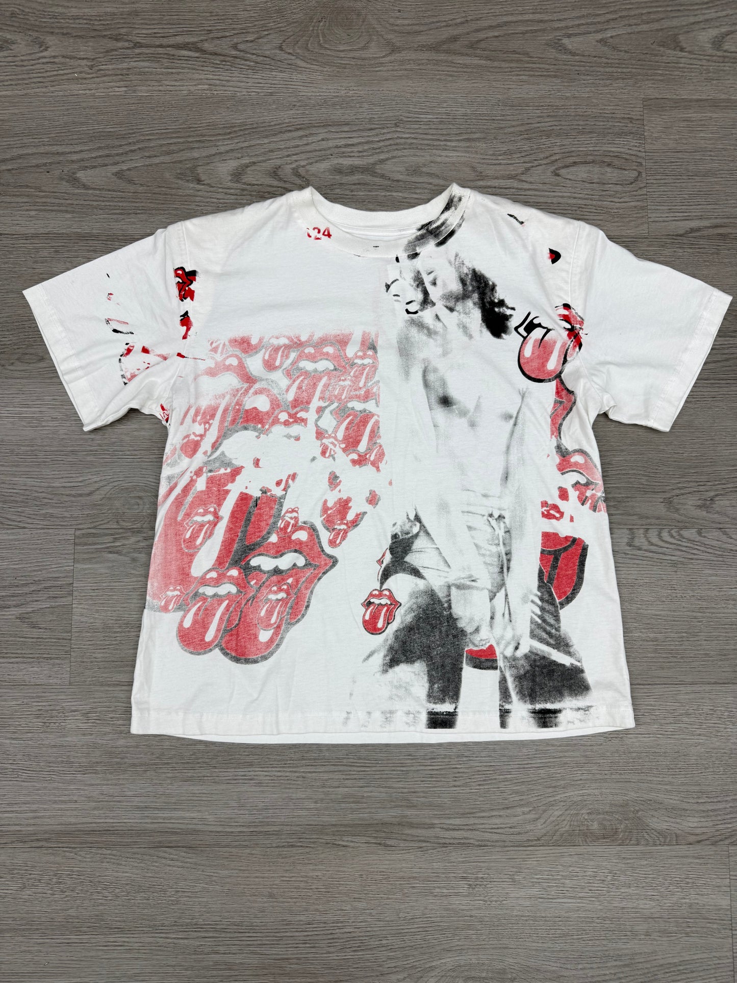 Sicko/424 Shoulder Pad White Tee