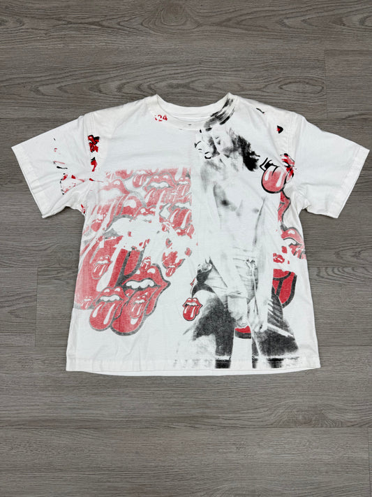 Sicko/424 Shoulder Pad White Tee