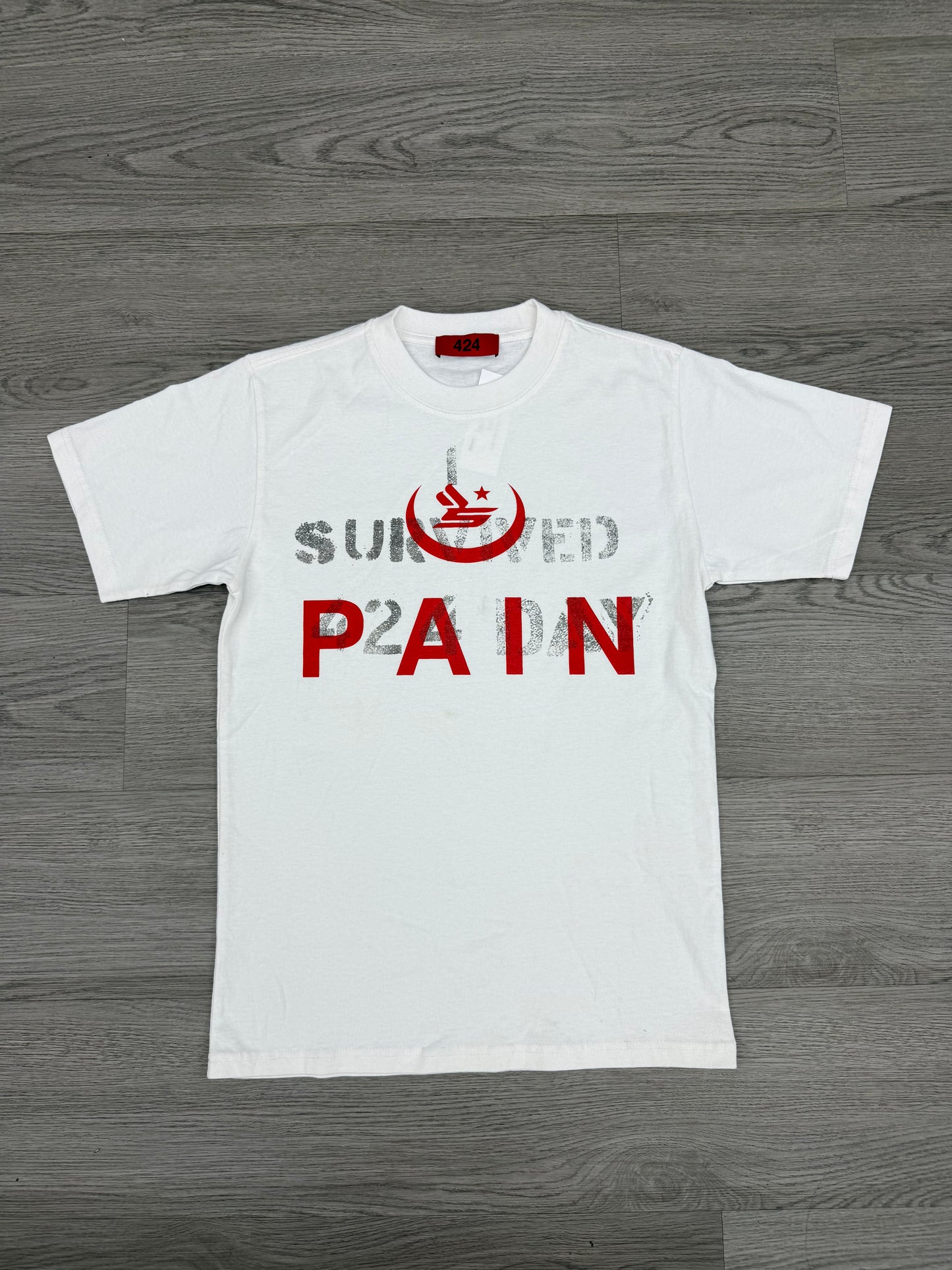 Sicko/424 I Survived White Tee-S