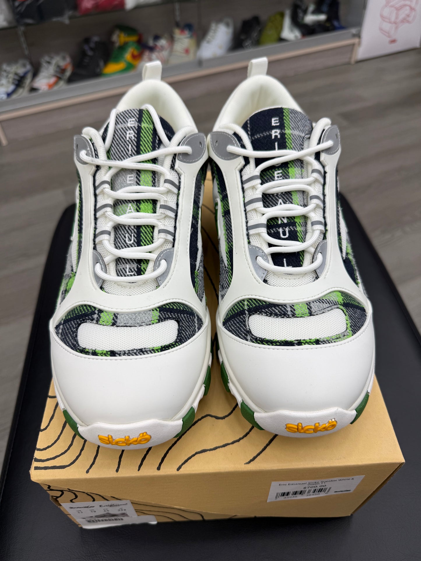 Sicko x Eric Emanuel Hiking shoes White/Green